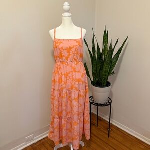 Sanctuary | Orange and Pink Floral Maxi Dress